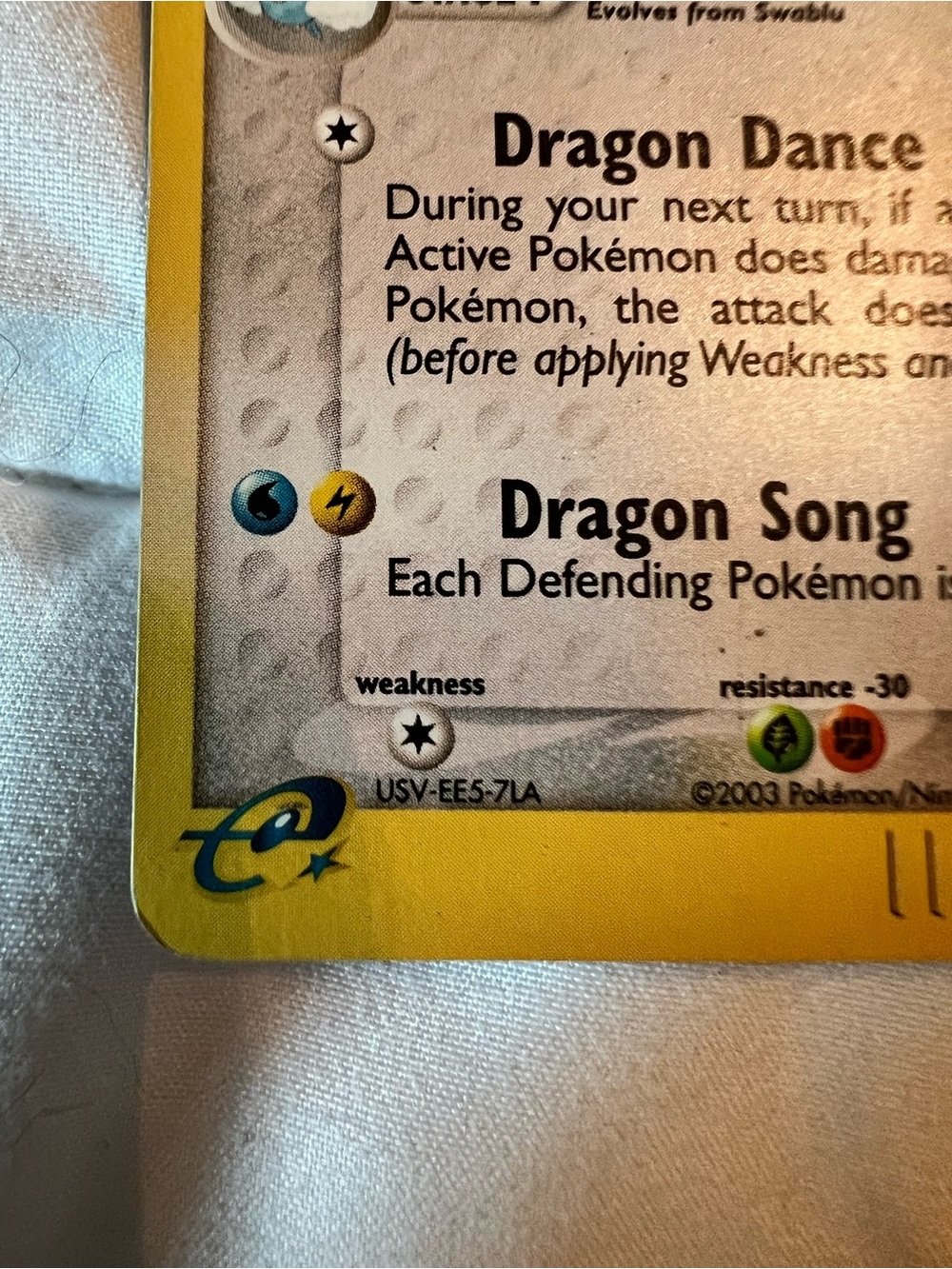 2003 Pokemon Card Altaria  02/97 Holo EX Dragon NM - Picture 4 of 8
